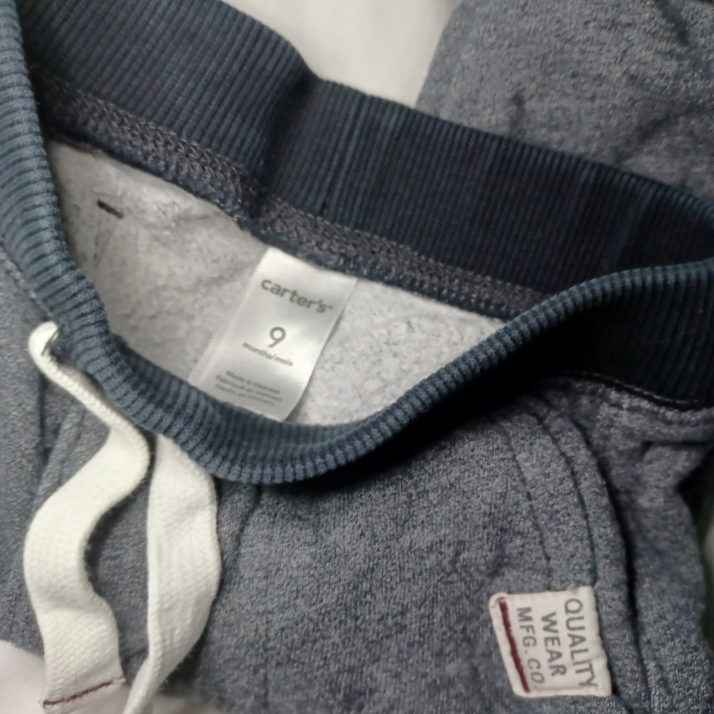 Navy Blue Sweatpants size 9M - Picture 6 of 7
